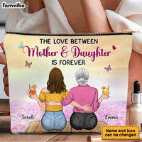 Personalized Gift For Mother And Daughter Love Is Forever Cosmetic Bag 32201 thumb 1