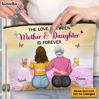 Personalized Gift For Mother And Daughter Love Is Forever Cosmetic Bag 32201 thumb 1