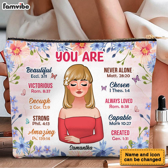 Personalized I Am Gift For Daughter Cosmetic Bag 32202 1