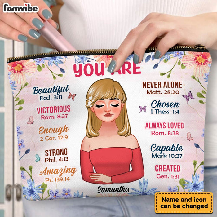 Personalized I Am Gift For Daughter Cosmetic Bag 32202 1