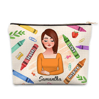 Personalized Gift For Teacher Teach Love Inspire Cosmetic Bag 32206 thumb 1