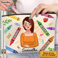 Personalized Gift For Teacher Teach Love Inspire Cosmetic Bag 32206 thumb 1
