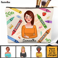 Personalized Gift For Teacher Teach Love Inspire Cosmetic Bag 32206 thumb 1