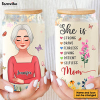 Personalized She Is Mom Glass Can 32208 thumb 1