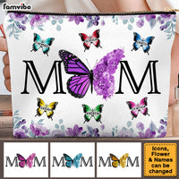 Personalized Gift For Mom Butterfly And Flower Cosmetic Bag 32213 thumb 1