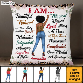 Personalized Gift For Woman I Am Affirmation Pillow 32216 Primary Mockup