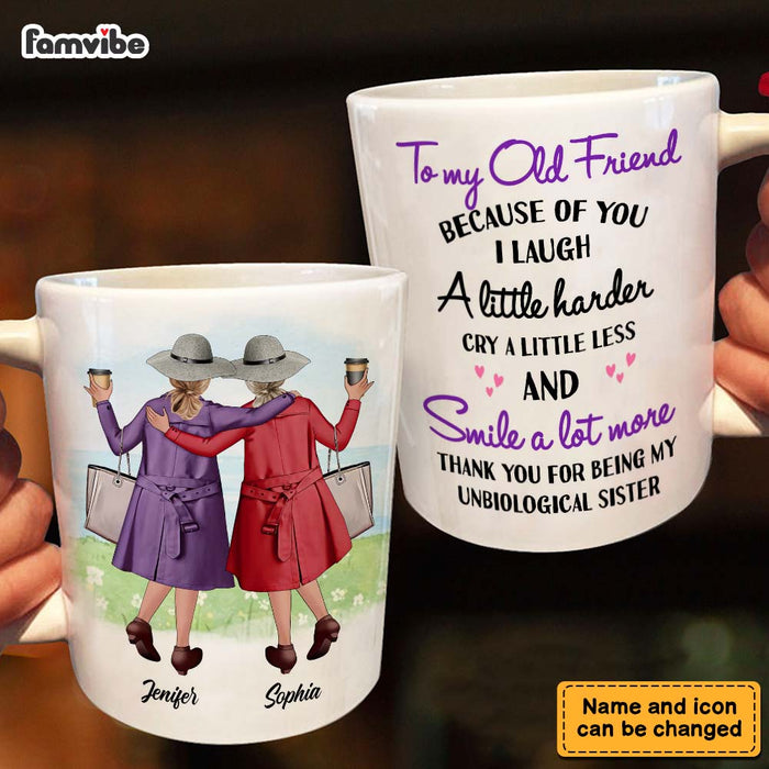 Personalized Gift for Friends Smile A Lot More Mug 32217 1