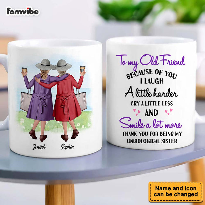 Personalized Gift for Friends Smile A Lot More Mug 32217 1
