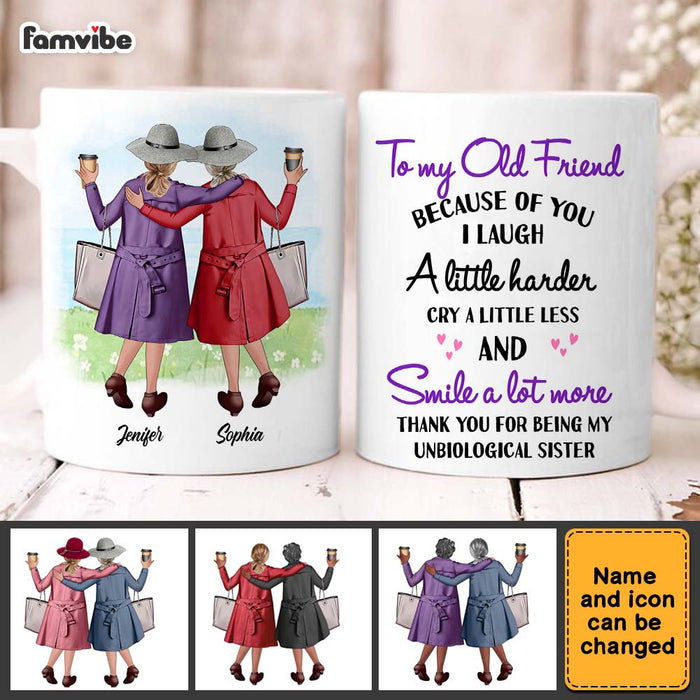 Personalized Gift for Friends Smile A Lot More Mug 32217 1