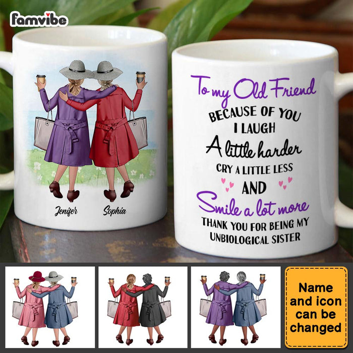 Personalized Gift for Friends Smile A Lot More Mug 32217 1