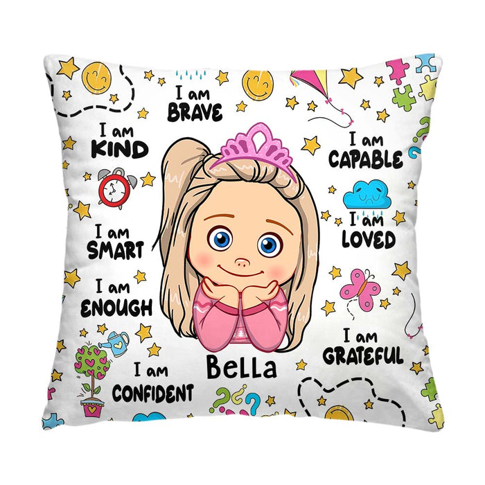 Personalized Gift For Granddaughter I Am Kind Pillow 32218 1