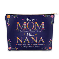 Personalized First Mom Now Grandma Floral Cosmetic Bag 32221 thumb 1