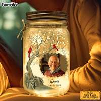 Personalized Memorial Gift I Am Always With You Mason Jar Light 32222 thumb 1