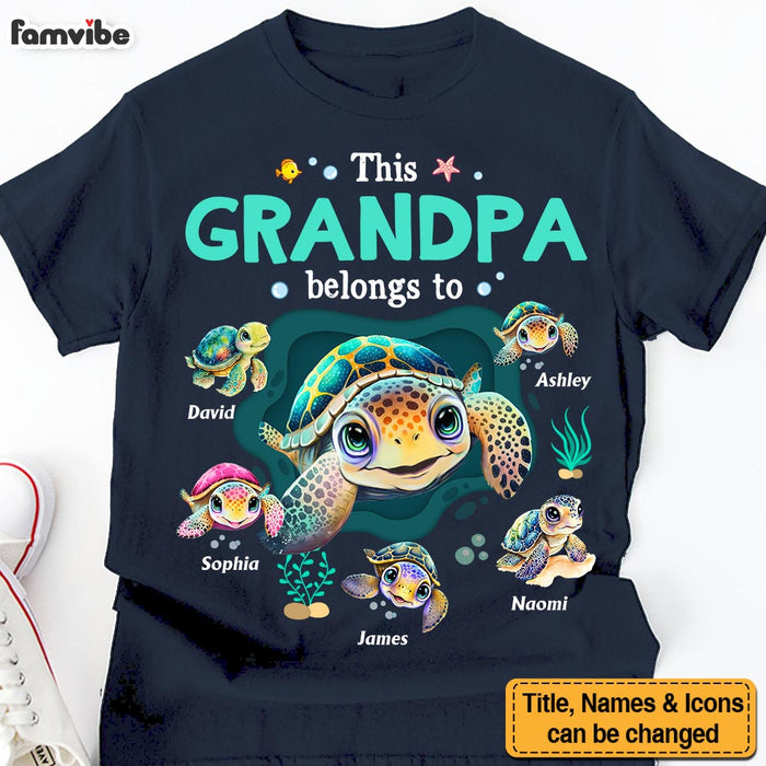 Personalized Gift For Grandpa This Grandpa Belongs Shirt - Hoodie - Sweatshirt 32223 1