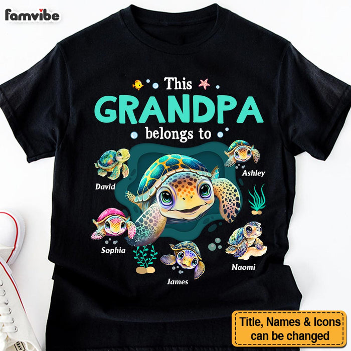 Personalized Gift For Grandpa This Grandpa Belongs Shirt - Hoodie - Sweatshirt 32223 1