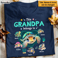 Personalized Gift For Grandpa This Grandpa Belongs Shirt - Hoodie - Sweatshirt 32223 thumb 1