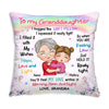 Personalized Gift For Granddaughter Hugging Grandma Pillow 32224 1
