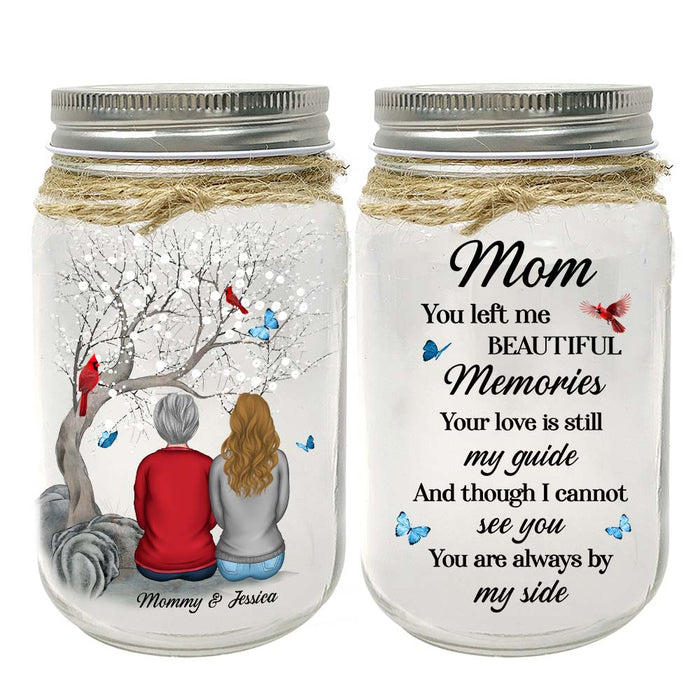 Personalized Memorial Gift You're Always By My Side Mason Jar Light 32228 1