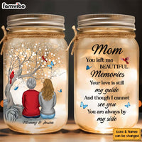 Personalized Memorial Gift You're Always By My Side Mason Jar Light 32228 thumb 1