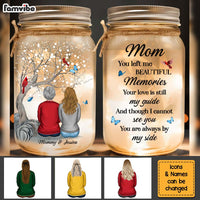 Personalized Memorial Gift You're Always By My Side Mason Jar Light 32228 thumb 1