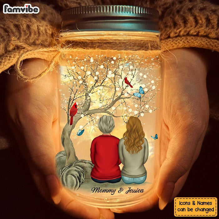 Personalized Memorial Gift You're Always By My Side Mason Jar Light 32228 1