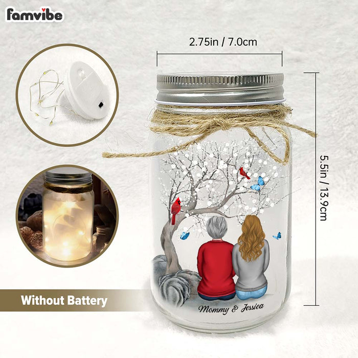 Personalized Memorial Gift You're Always By My Side Mason Jar Light 32228 1