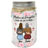 Personalized Gift For Mother And Daughter A Bond That Can't Be Broken Mason Jar Light 32231 1