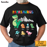 Personalized Gift For Grandpa Papasaurus Shirt - Hoodie - Sweatshirt 32256 thumb 1
