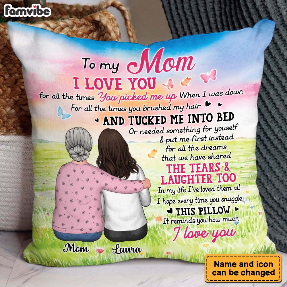Personalized Gift For Mom Hug This Pillow 32259 Primary Mockup