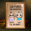 Personalized Gift For Mother And Daughter A Bond That Can't Be Broken Picture Frame Light Box 32261 1