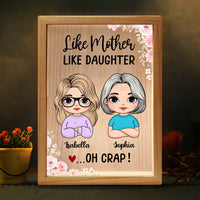 Personalized Gift For Mother And Daughter A Bond That Can't Be Broken Picture Frame Light Box 32261 thumb 1