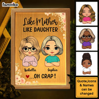 Personalized Gift For Mother And Daughter A Bond That Can't Be Broken Picture Frame Light Box 32261 thumb 1
