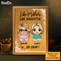 Personalized Gift For Mother And Daughter A Bond That Can't Be Broken Picture Frame Light Box 32261 thumb 1