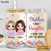 Personalized Gift For Mom Daughter A Bond That Can't Be Broken Glass Can 32271 1