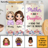 Personalized Gift For Mom Daughter A Bond That Can't Be Broken Glass Can 32271 1