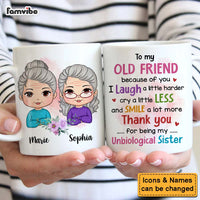 Personalized Old Friend Smile A Lot More Mug 32273 thumb 1