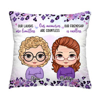 Personalized Gift For Friend Our Friendship Is Endless Pillow 32277 thumb 1