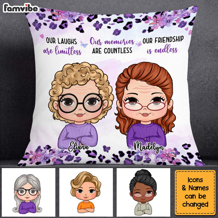 Personalized Gift For Friend Our Friendship Is Endless Pillow 32277 1