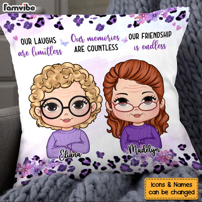 Personalized Gift For Friend Our Friendship Is Endless Pillow 32277 1