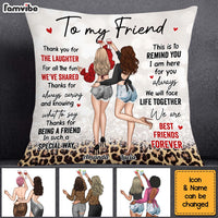 Personalized Gift For Friend Thank You For The Laughter Pillow 32282 thumb 1