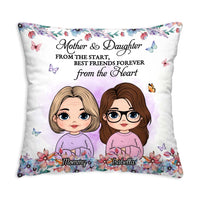 Personalized Gift For Mother And Daughter From The Start Pillow 32283 thumb 1