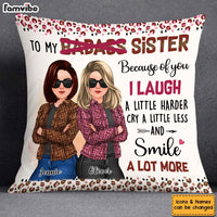 Personalized Gift For Friend Because Of You Pillow 32284 thumb 1