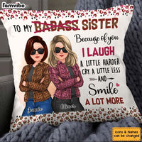 Personalized Gift For Friend Because Of You Pillow 32284 thumb 1