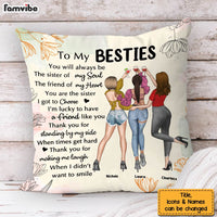 Personalized Gift For Friend The Sister Of The Soul Pillow 32288 thumb 1