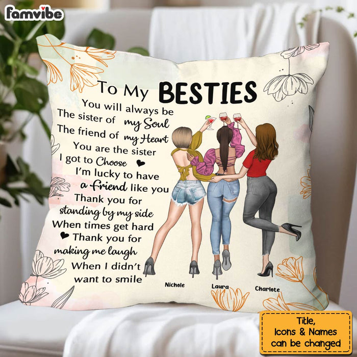 Personalized Gift For Friend The Sister Of The Soul Pillow 32288 1