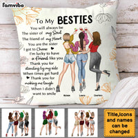 Personalized Gift For Friend The Sister Of The Soul Pillow 32288 thumb 1