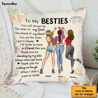 Personalized Gift For Friend The Sister Of The Soul Pillow 32288 thumb 1