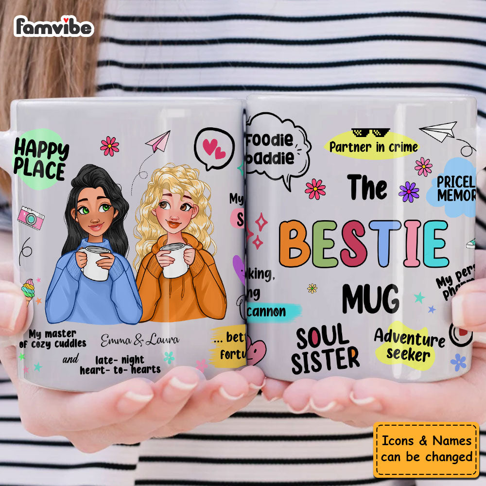 Personalized Gift For Friend Soul Sister Mug 32289 Primary Mockup