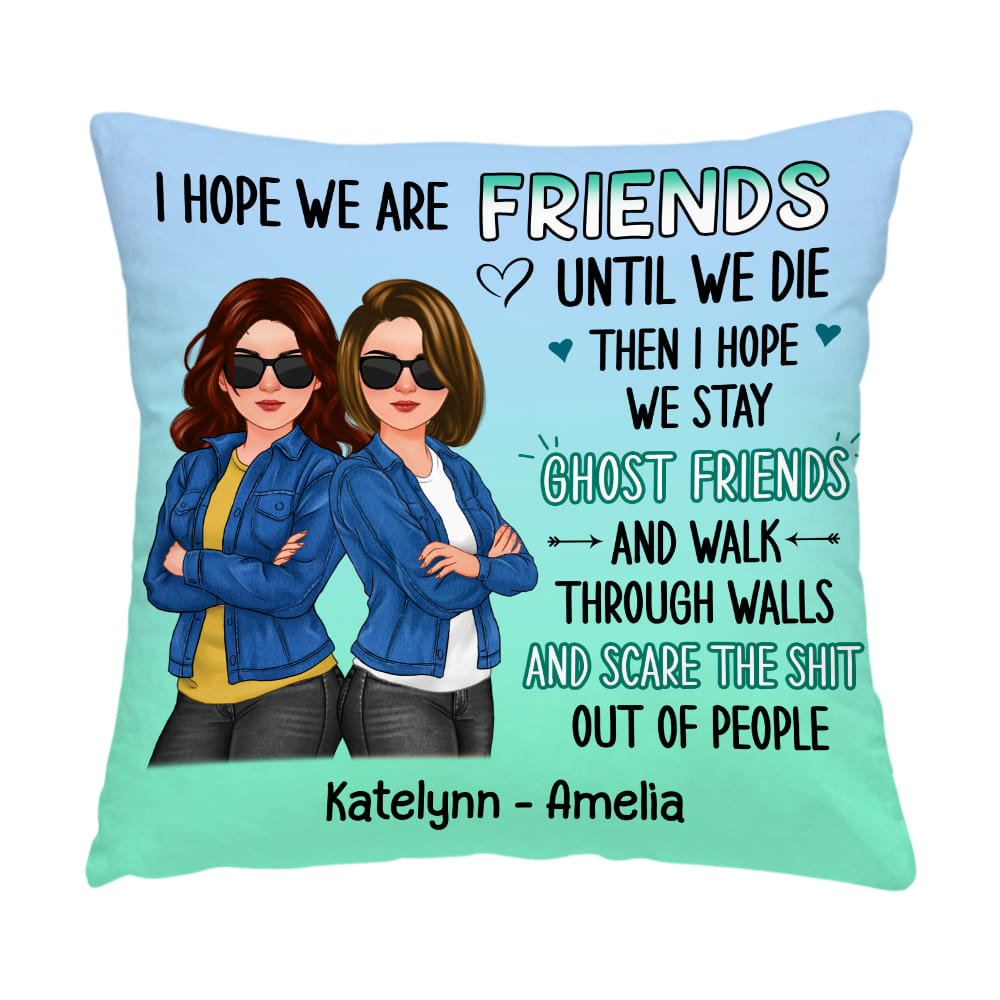 Personalized Gift For Friends Sisters Pillow 32290 Primary Mockup