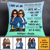 Personalized Gift For Friends Sisters Pillow 32290 thumb 1